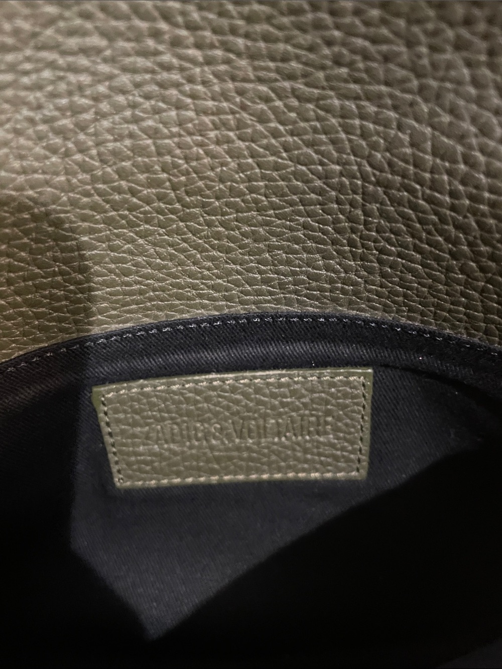NWT Zadig & Voltaire Rock Crossbody Bag in Green/ Kaki - Picture 10 of 12